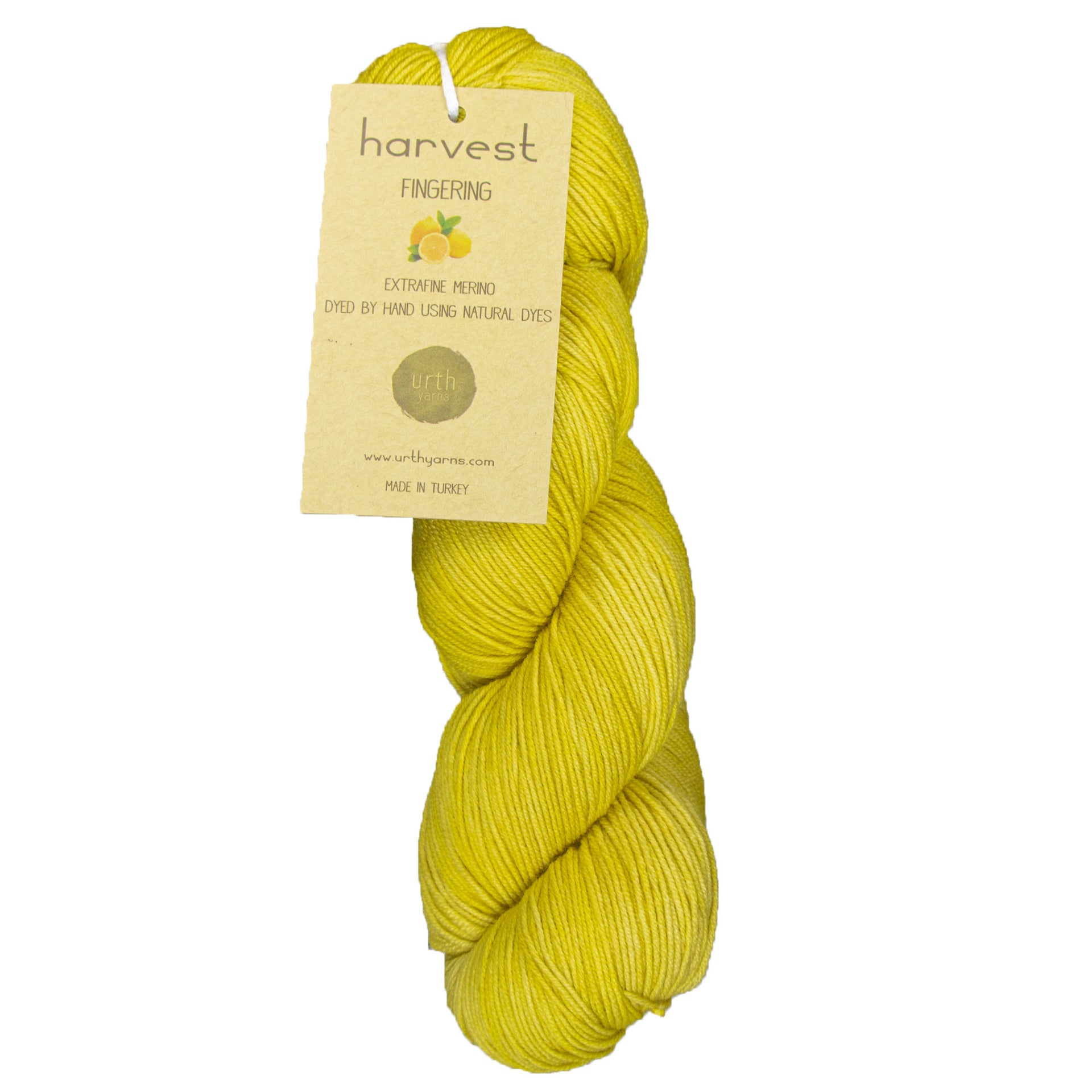 Urth Yarns Harvest Fingering Yarn - Citrus - Zoom Image

