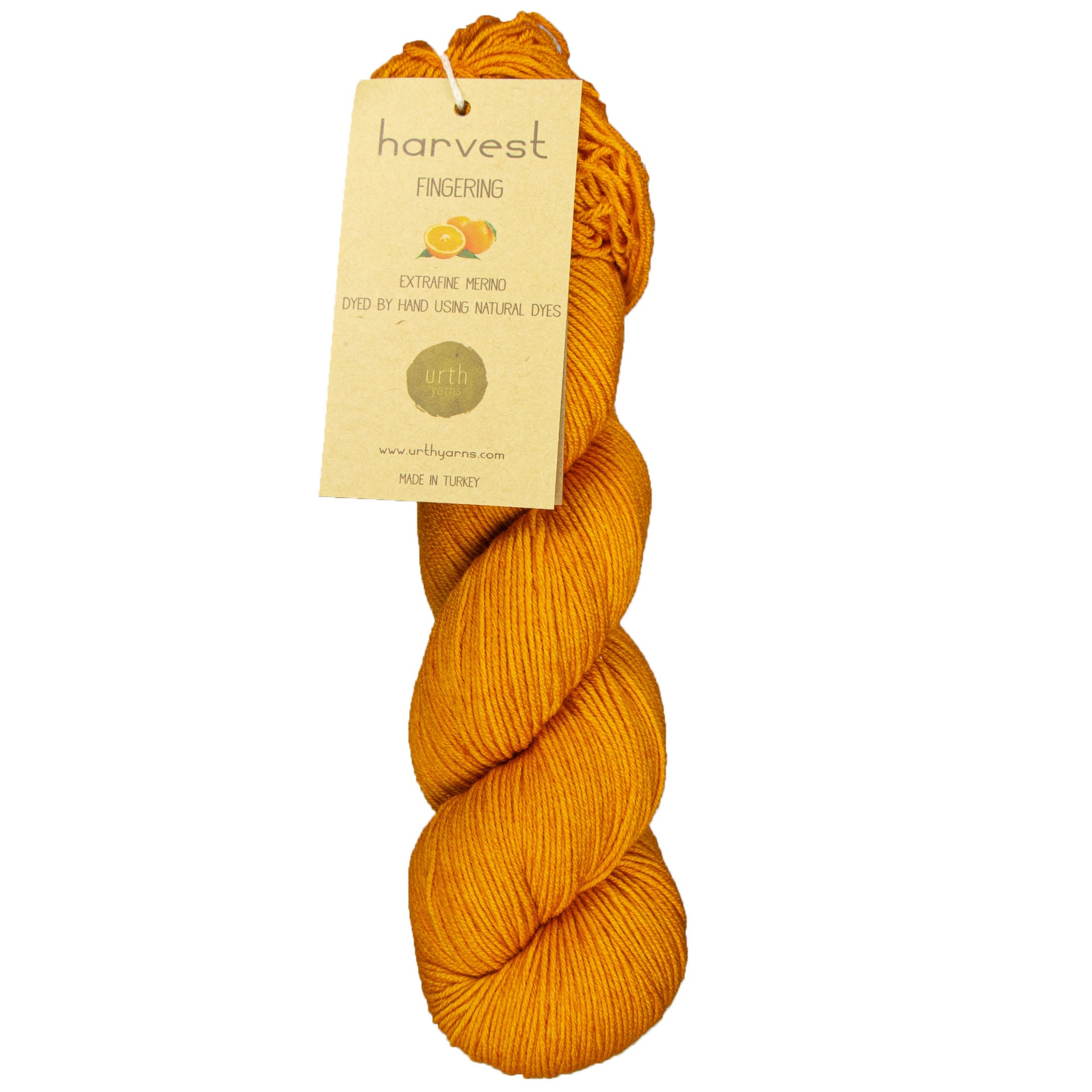 Urth Yarns Harvest Fingering Yarn - Orange - Zoom Image
