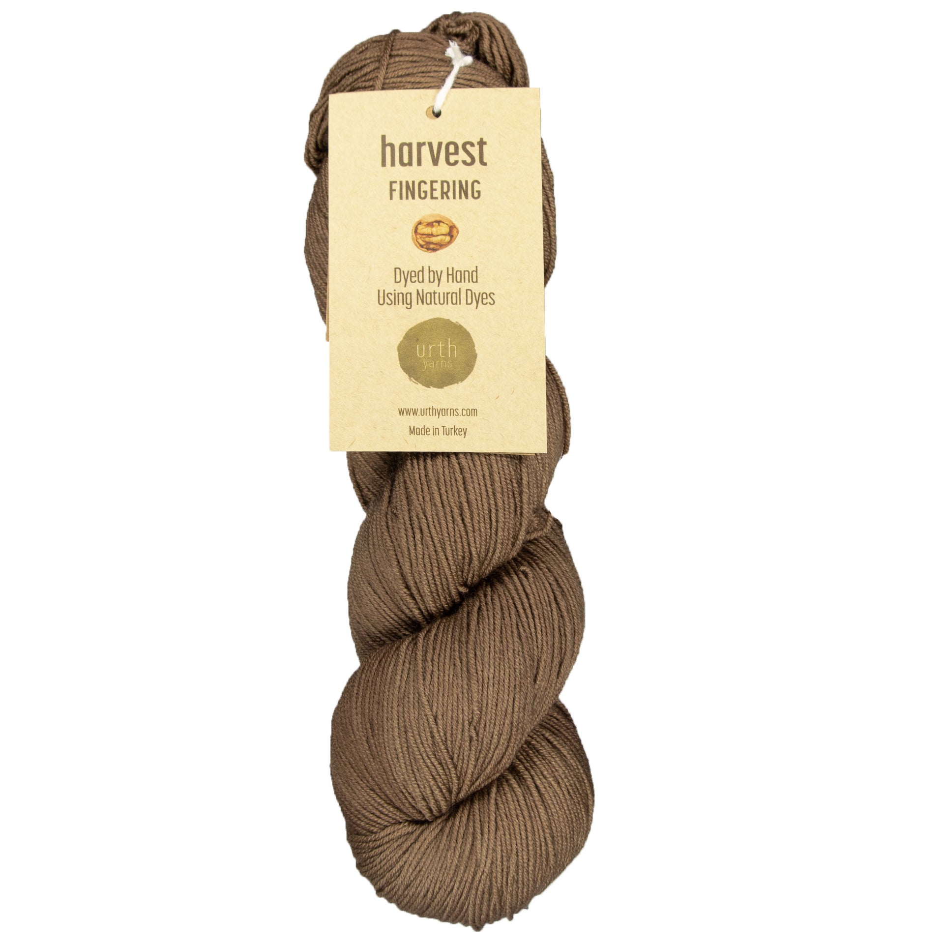 Urth Yarns Harvest Fingering Yarn - Walnut - Zoom Image
