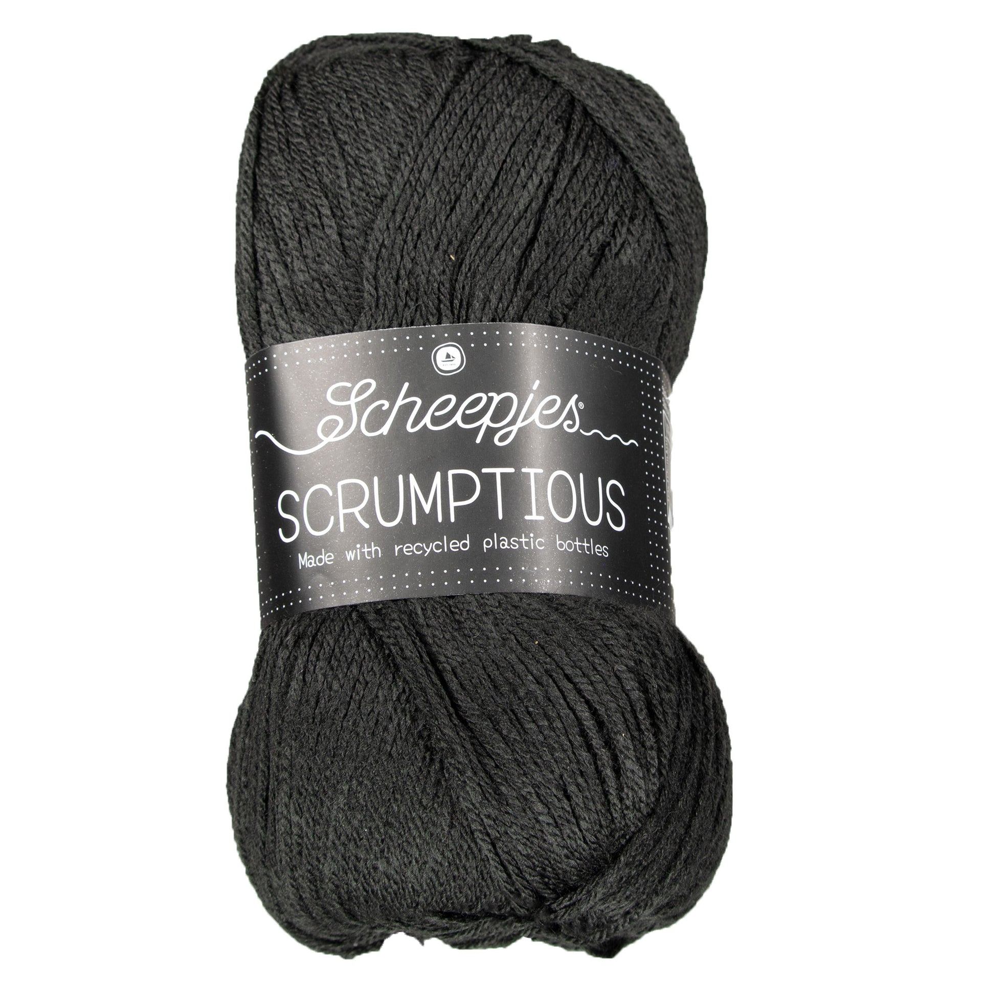 Scheepjes Scrumptious Yarn - 301 Charcoal Ice Cream - Zoom Image
