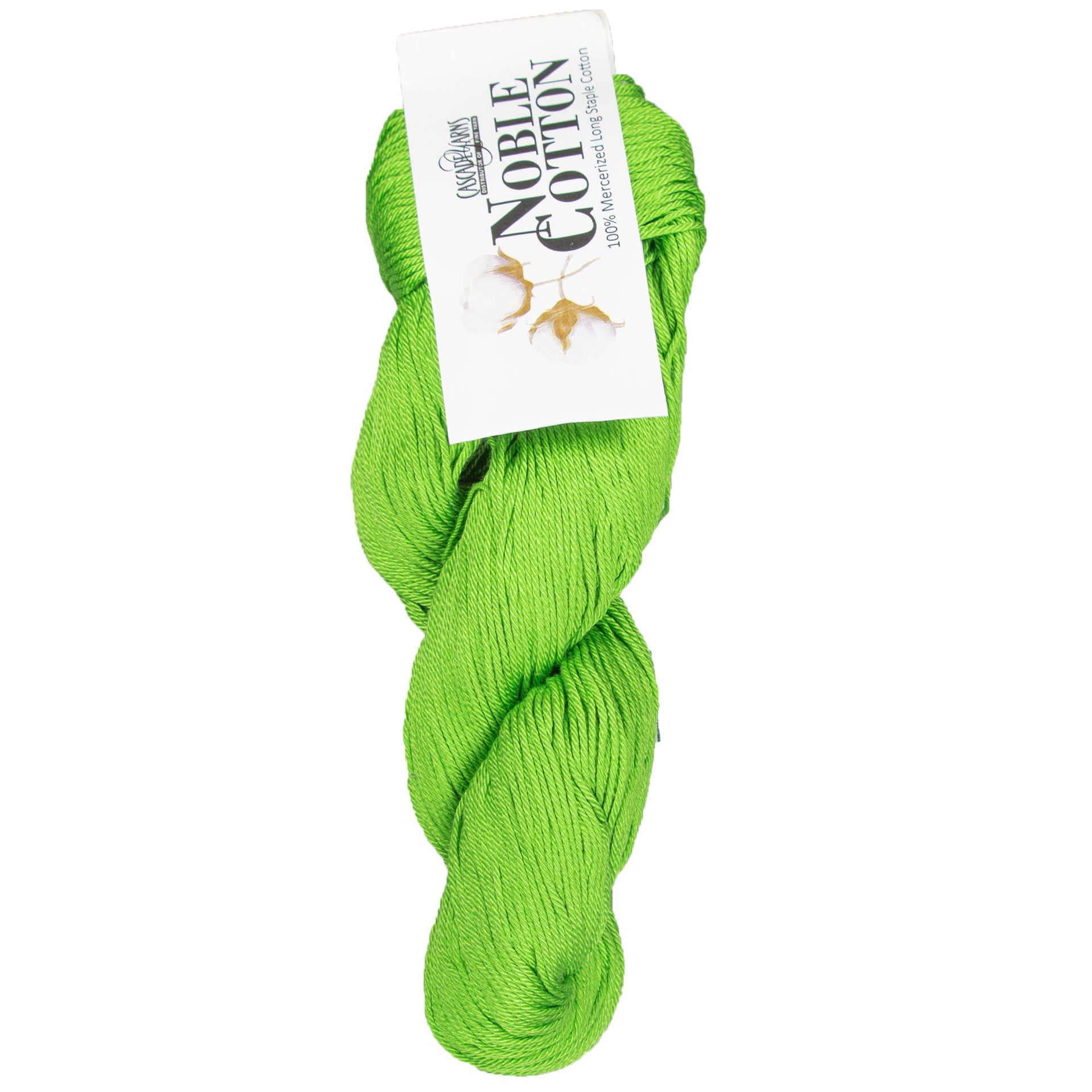 Cascade Yarns Noble Cotton Yarn - 27 Parrot Green - Zoom Image

