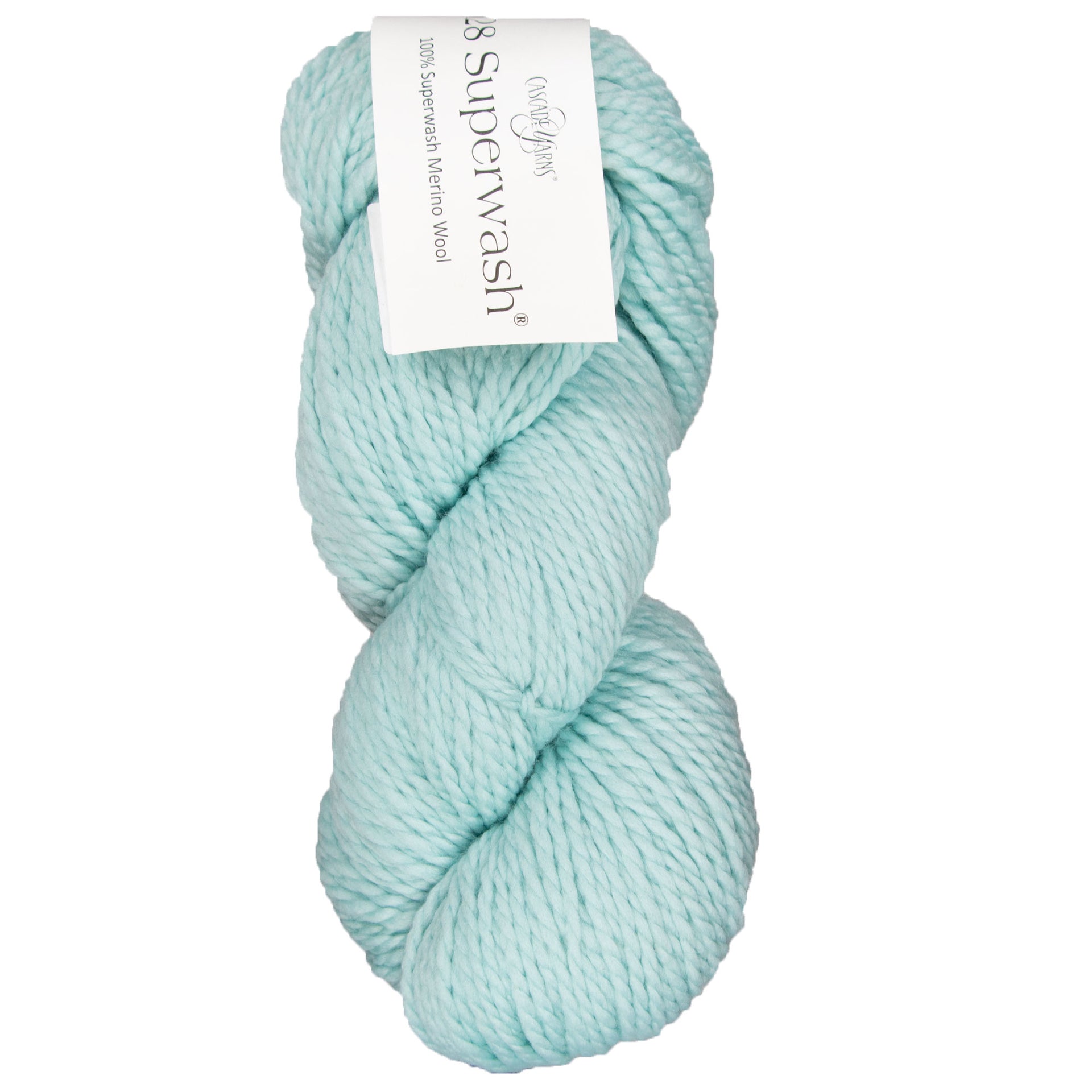 Cascade Yarns 128 Superwash Yarn - 321 Pastel Blue - Zoom Image
