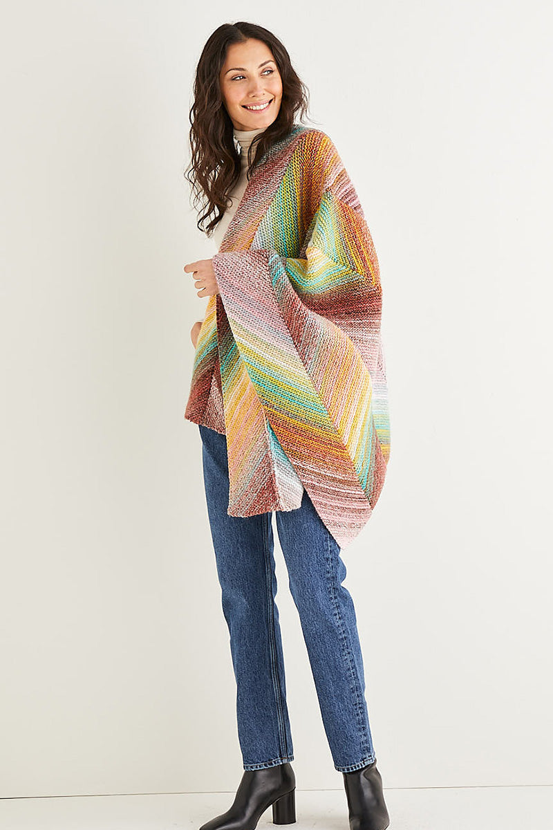 Sirdar Jewelspun Patterns - 10141 Knit Blanket - PDF Download - Extra Image
