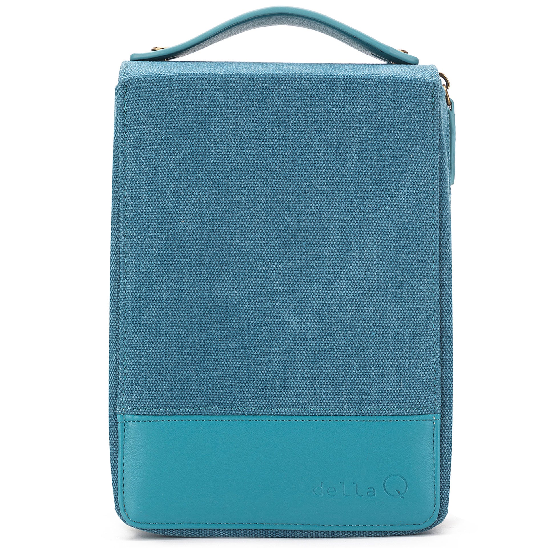 della Q Maker's Circular Needlecase - Teal - Zoom Image
