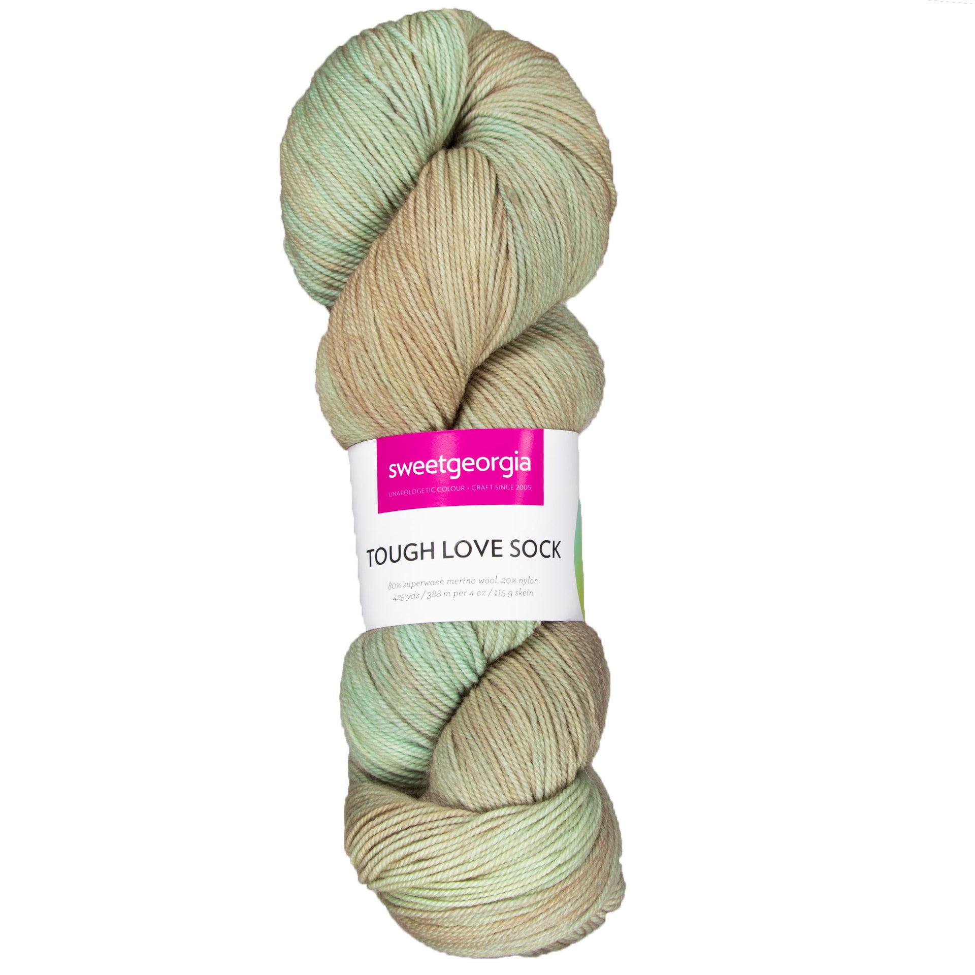 SweetGeorgia Tough Love Sock Yarn - Foggy Dew - Zoom Image
