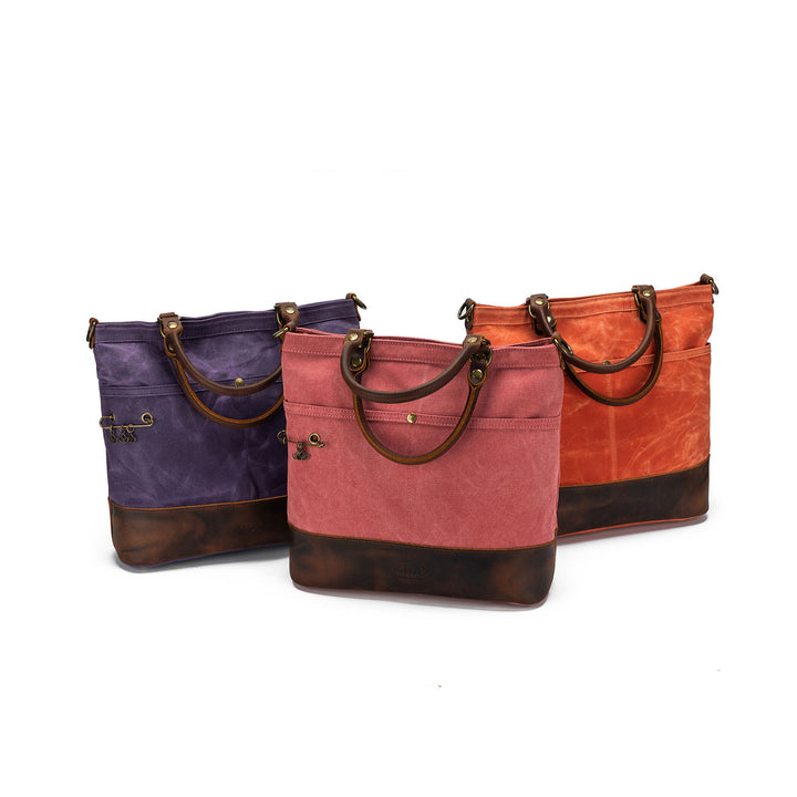 della Q Maker's Canvas Tote - Orange - Extra Image