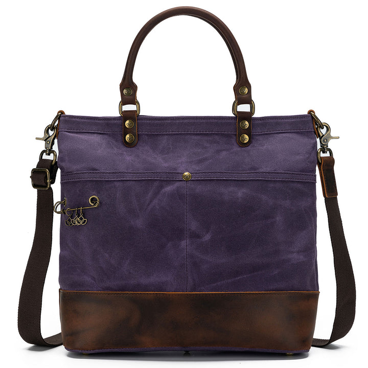 della Q Maker's Canvas Tote - Purple - Extra Image