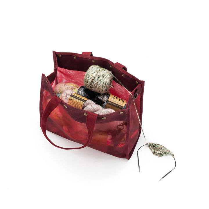 della Q Maker's Mesh Tote - Mustard - Extra Image