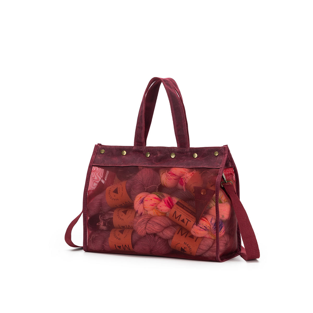 della Q Maker's Mesh Tote - Mustard - Extra Image