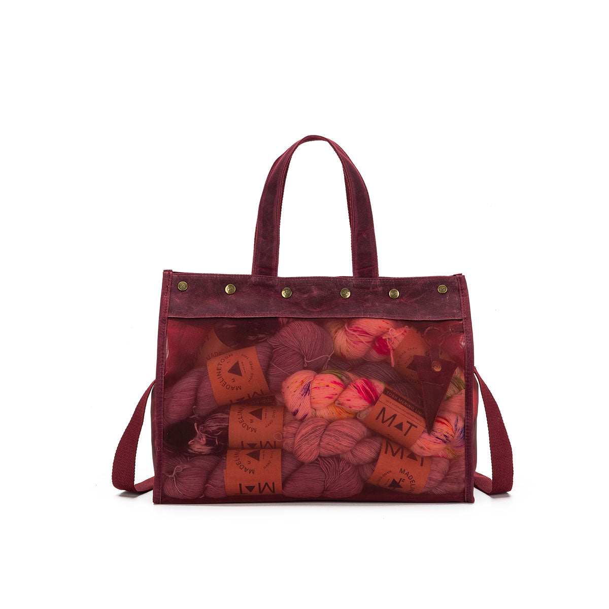 della Q Maker's Mesh Tote - Purple - Extra Image