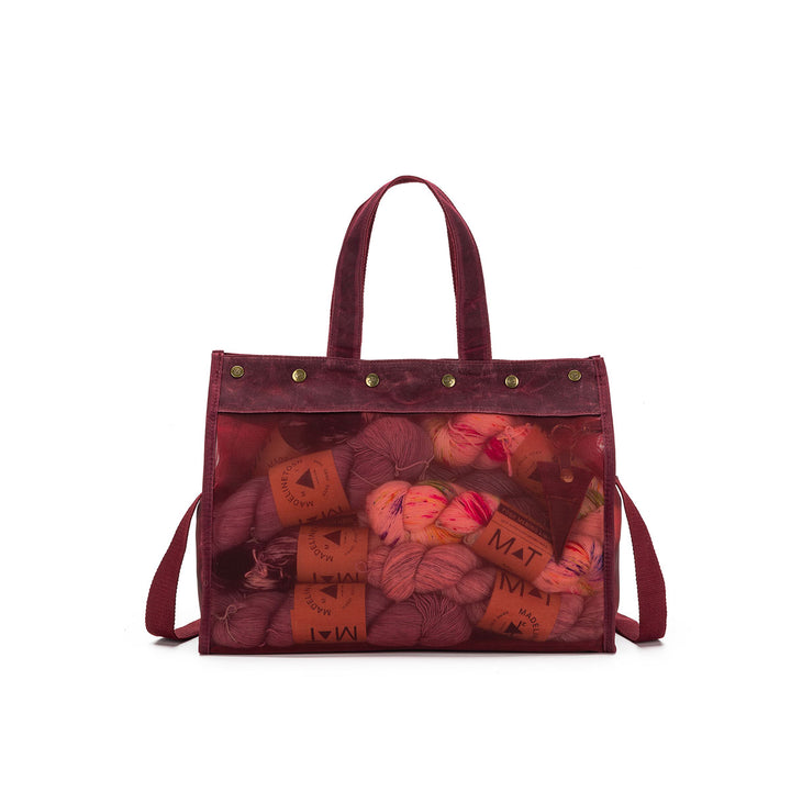 della Q Maker's Mesh Tote - Purple - Extra Image