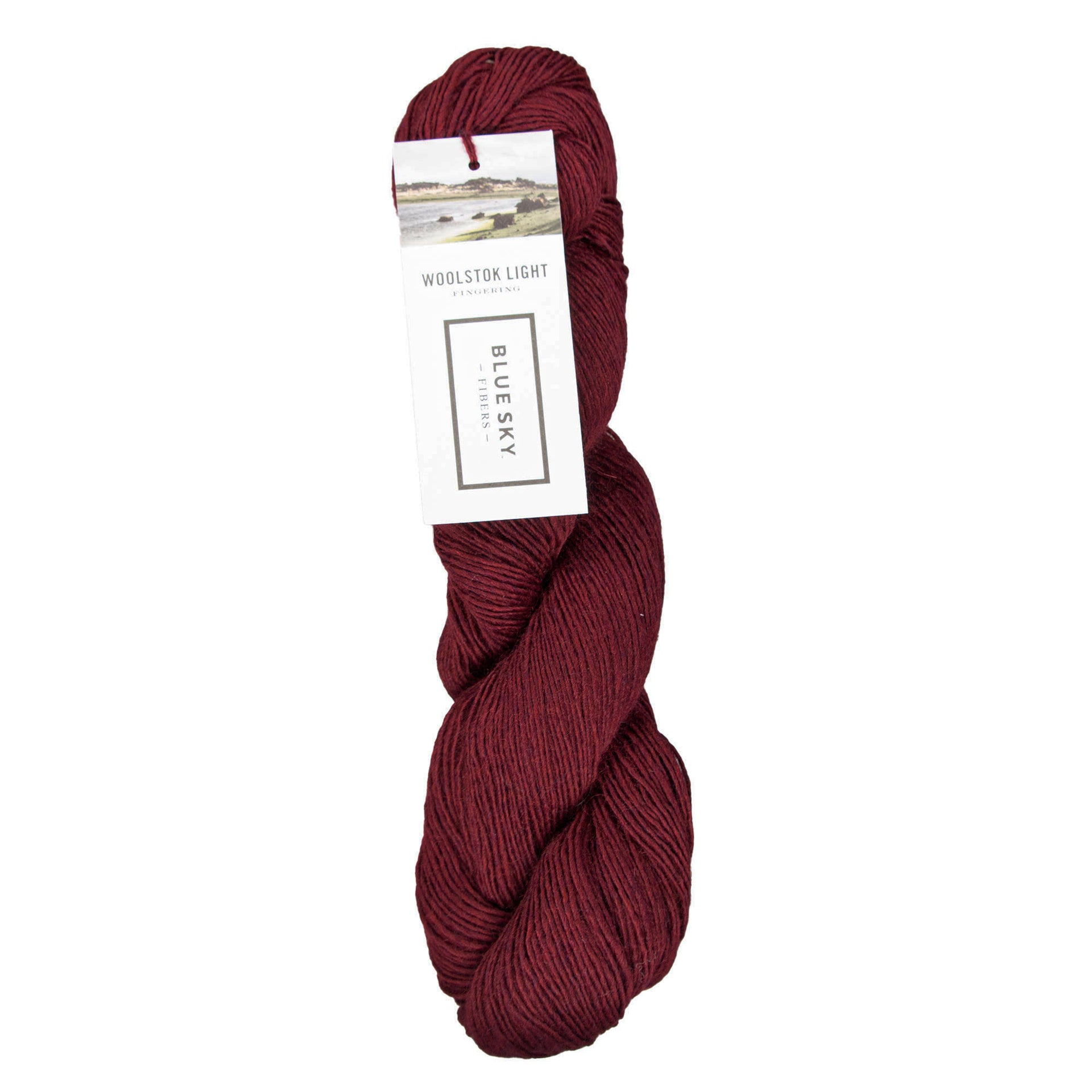 Blue Sky Fibers Woolstok Light Yarn - 2310 Cranberry Compote - Zoom Image
