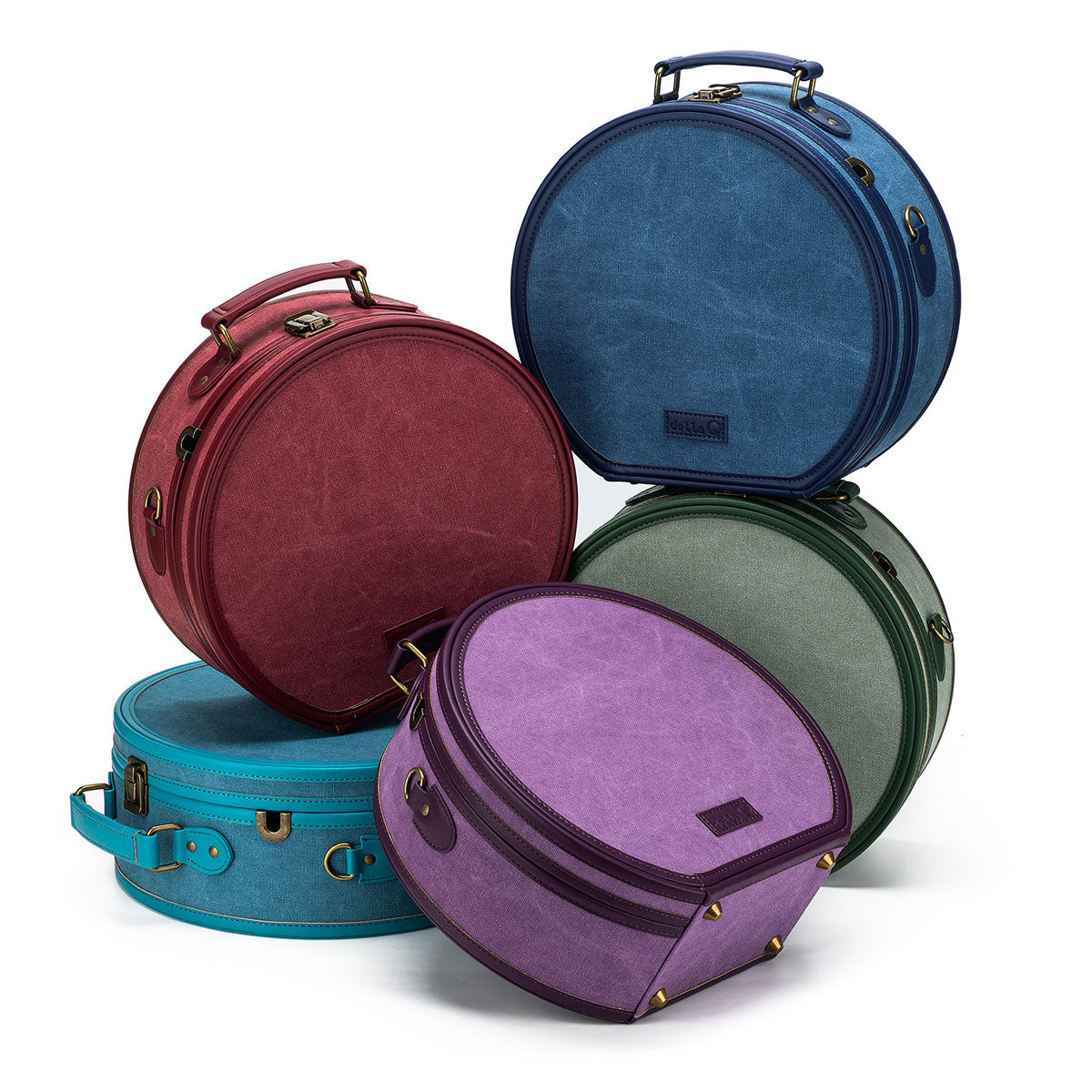 della Q Maker's Hat Box - Indigo - Extra Image