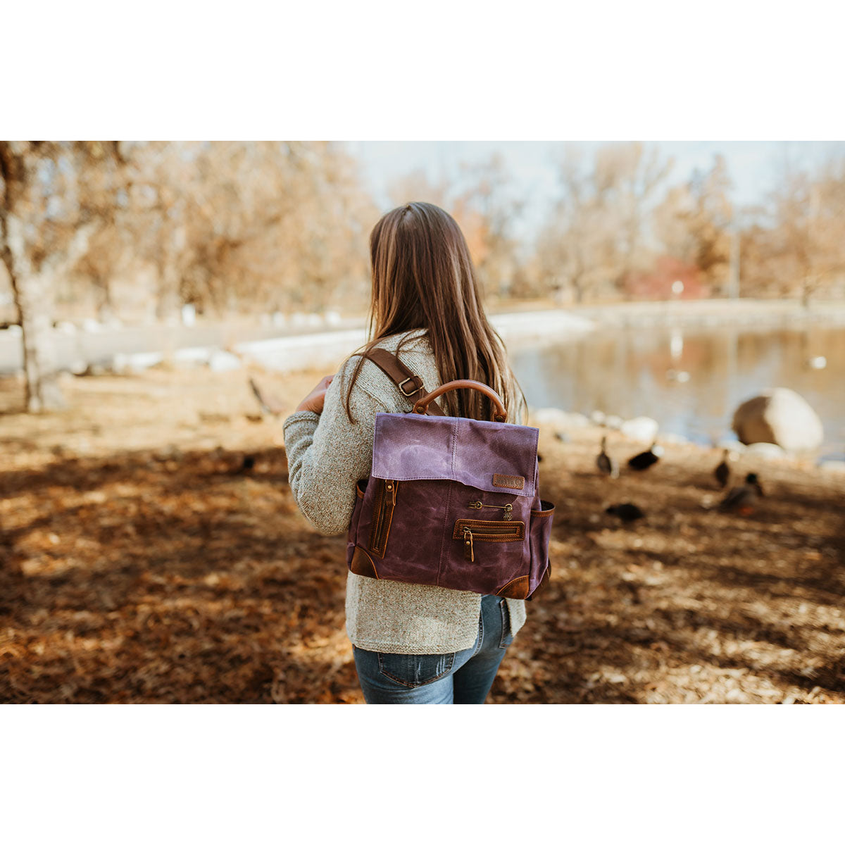 della Q Maker's Midi Backpack - Blue - Extra Image