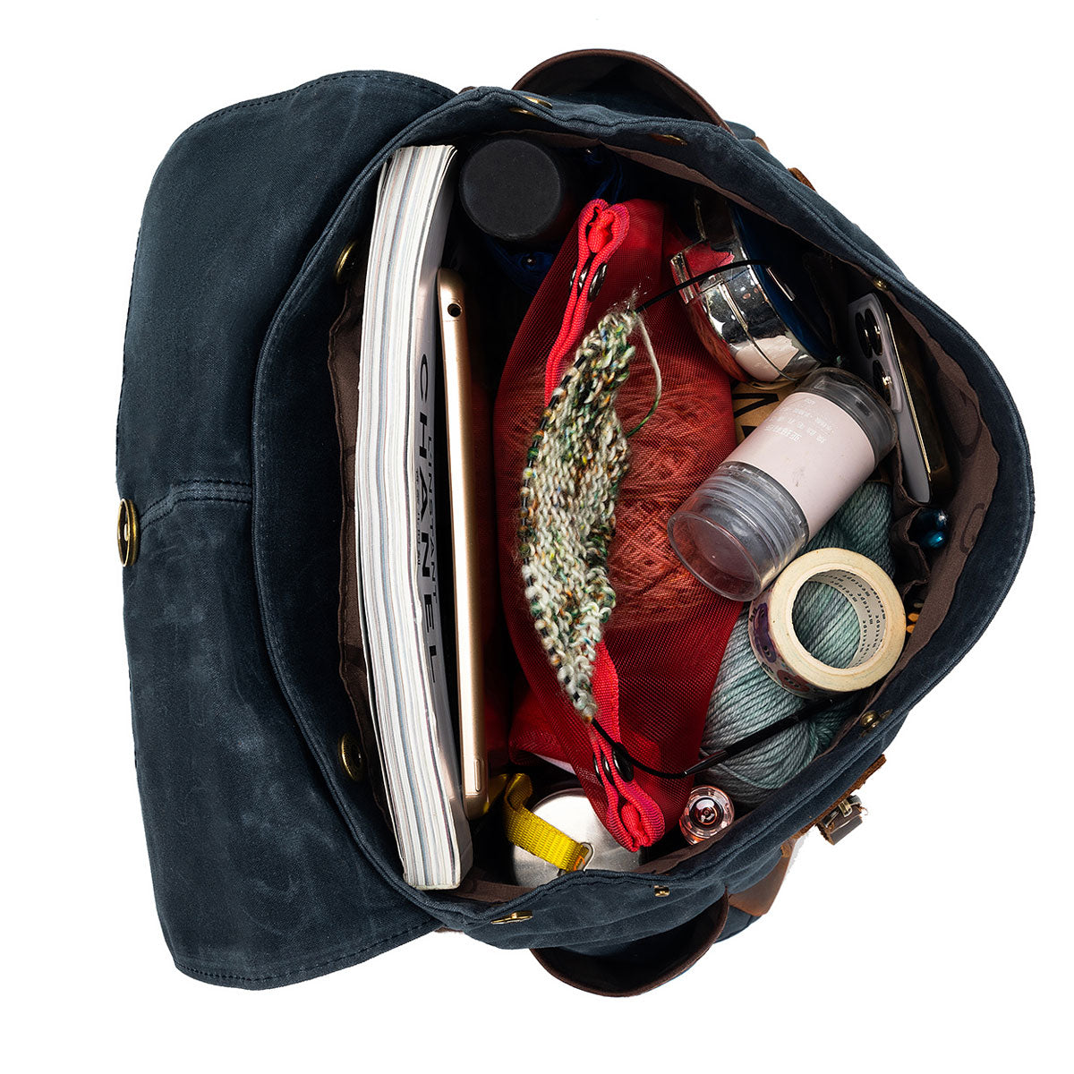 della Q Maker's Midi Backpack - Mustard - Extra Image