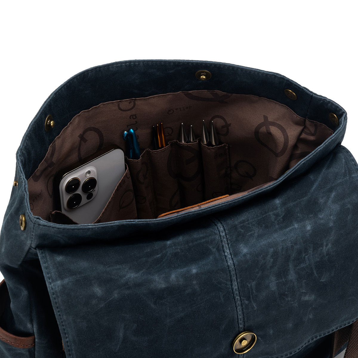della Q Maker's Midi Backpack - Mustard - Extra Image