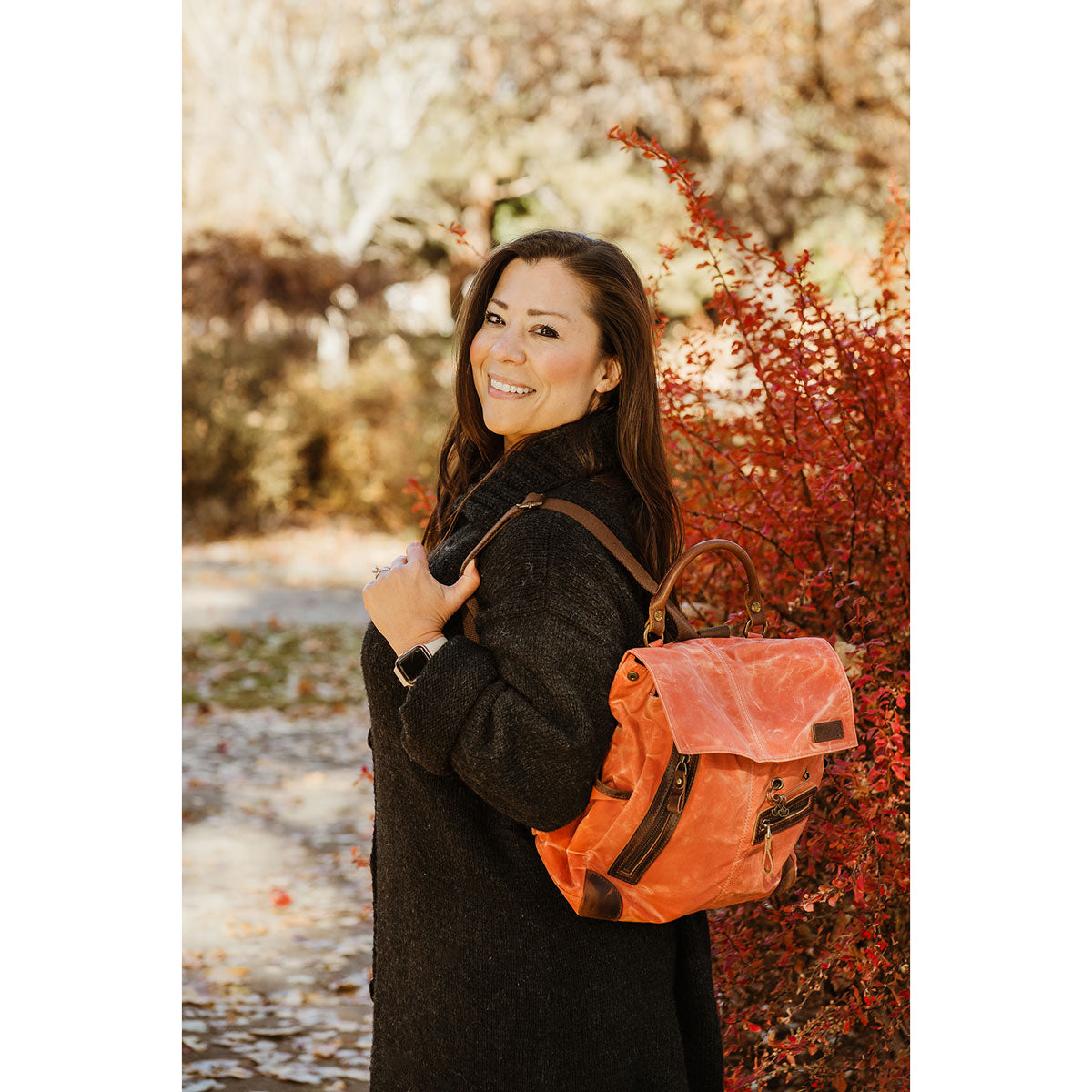 della Q Maker's Midi Backpack - Olive - Extra Image