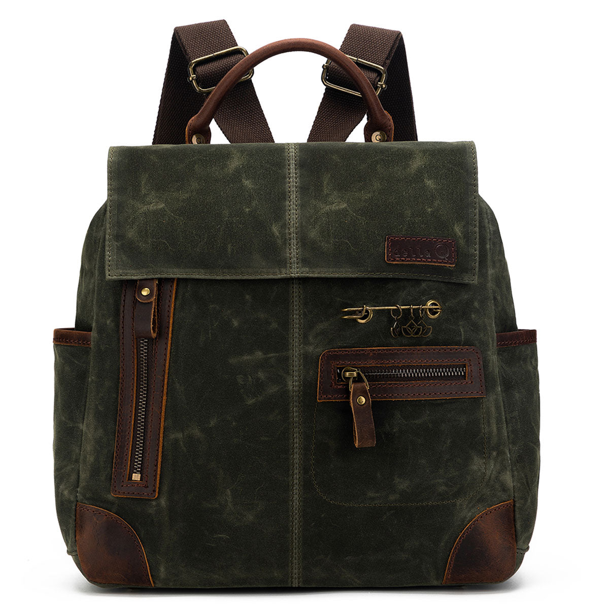 della Q Maker's Midi Backpack - Olive - Extra Image
