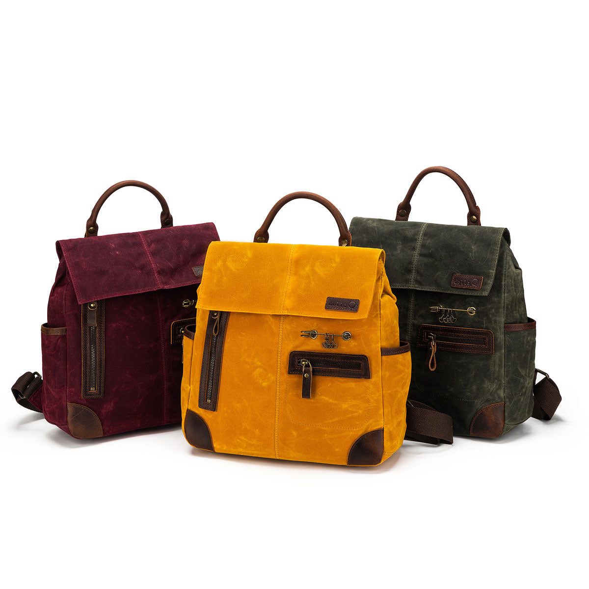della Q Maker's Midi Backpack - Olive - Extra Image
