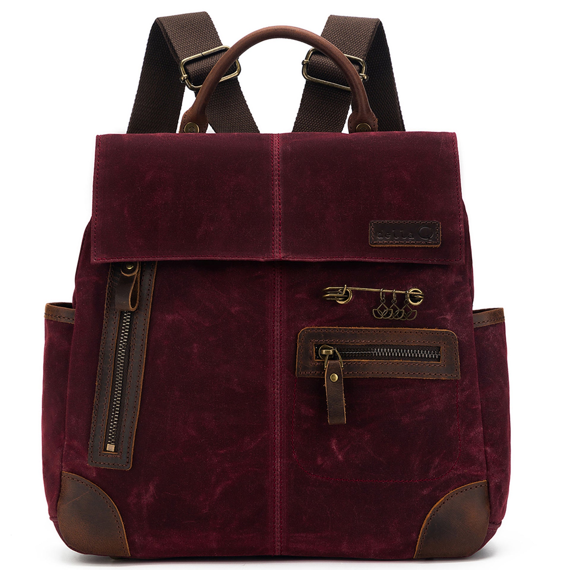 della Q Maker's Midi Backpack - Red - Zoom Image
