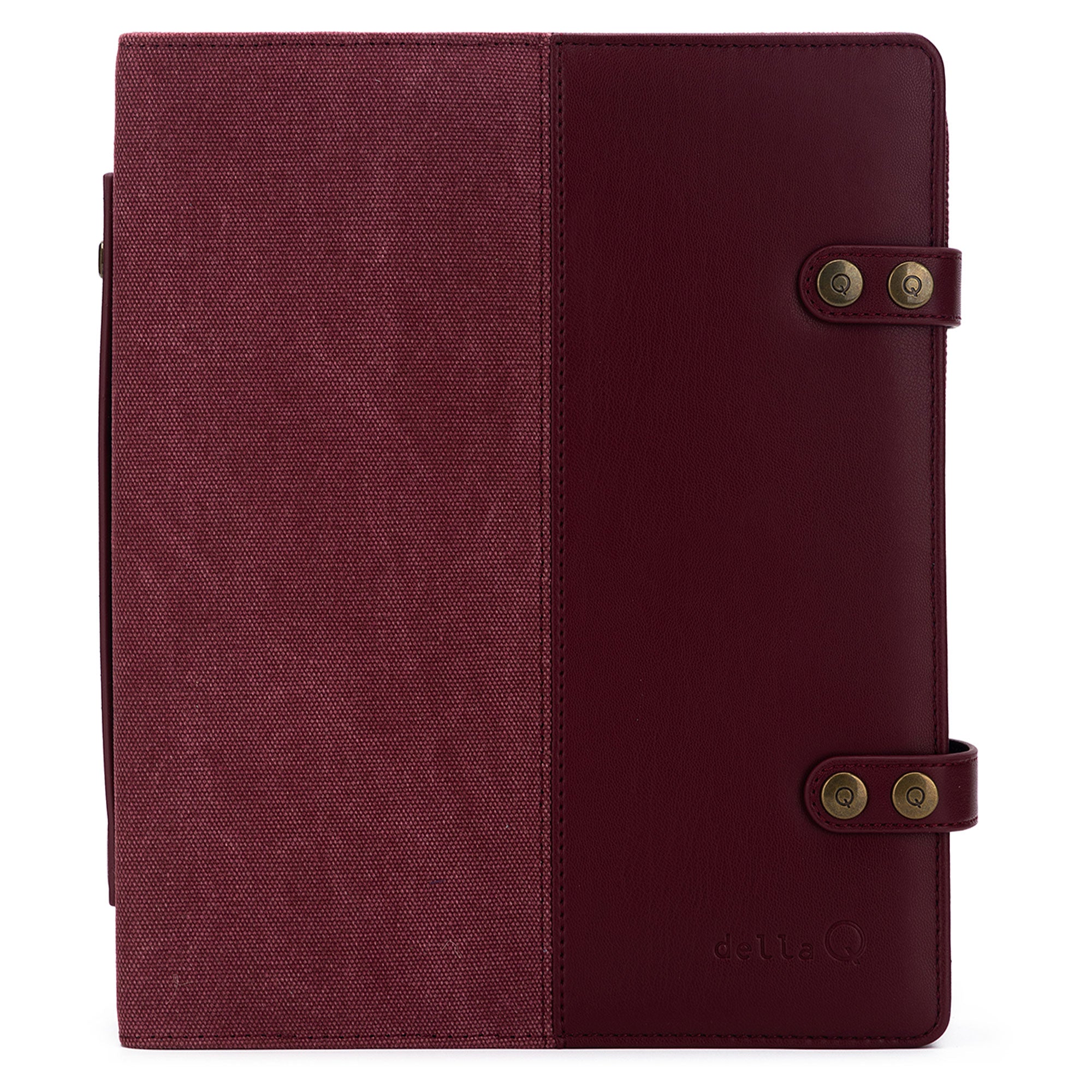 della Q Hook & Needle Notebook - Maroon - Zoom Image