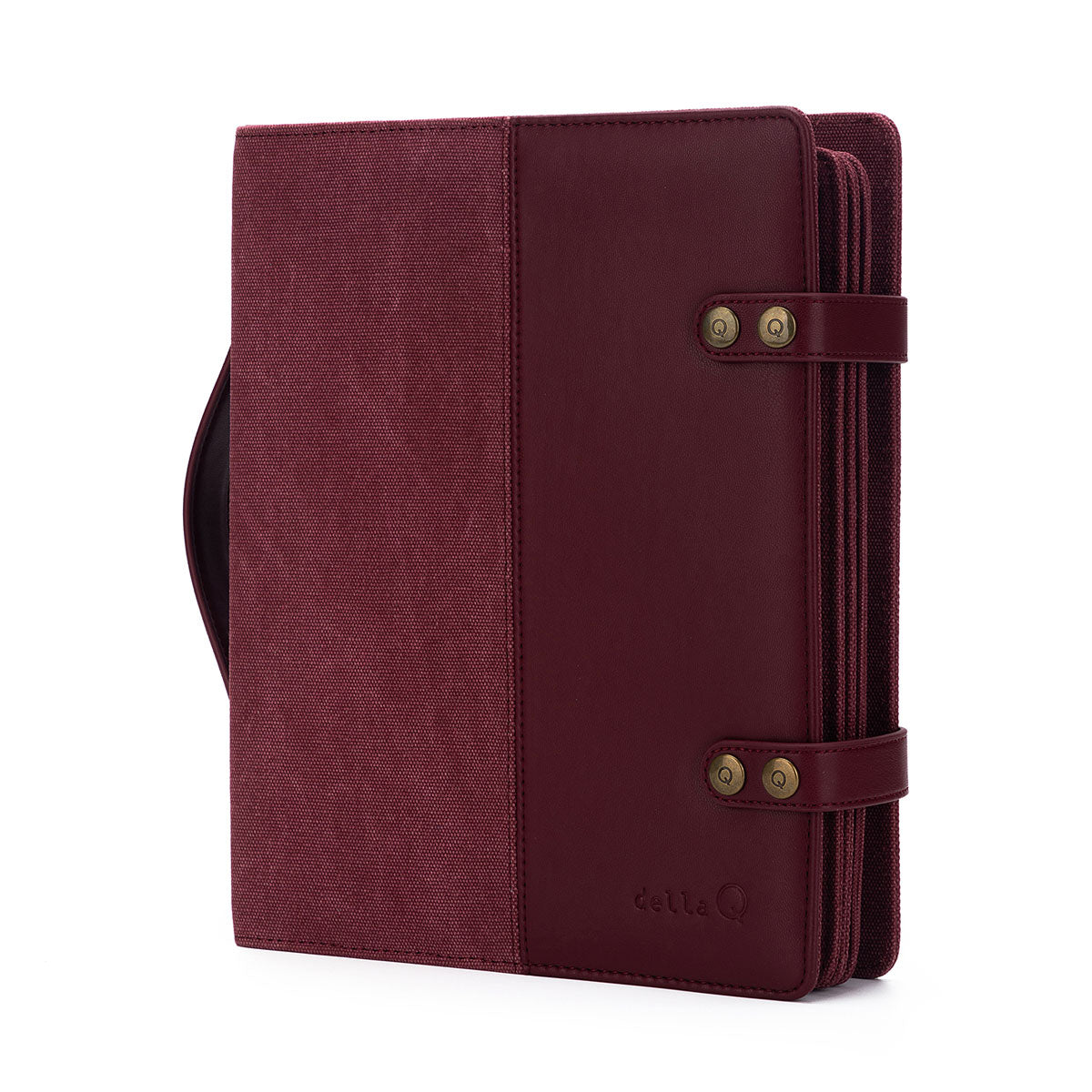 della Q Hook & Needle Notebook - Maroon - Extra Image