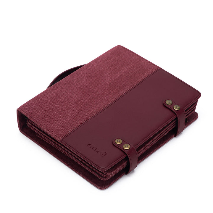 della Q Hook & Needle Notebook - Maroon - Extra Image