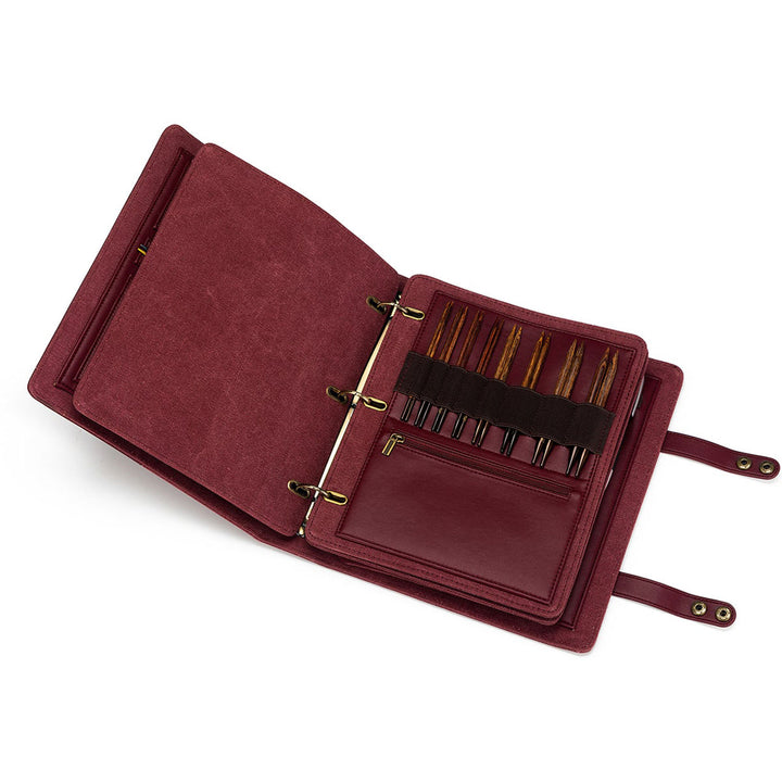 della Q Hook & Needle Notebook - Plum - Extra Image