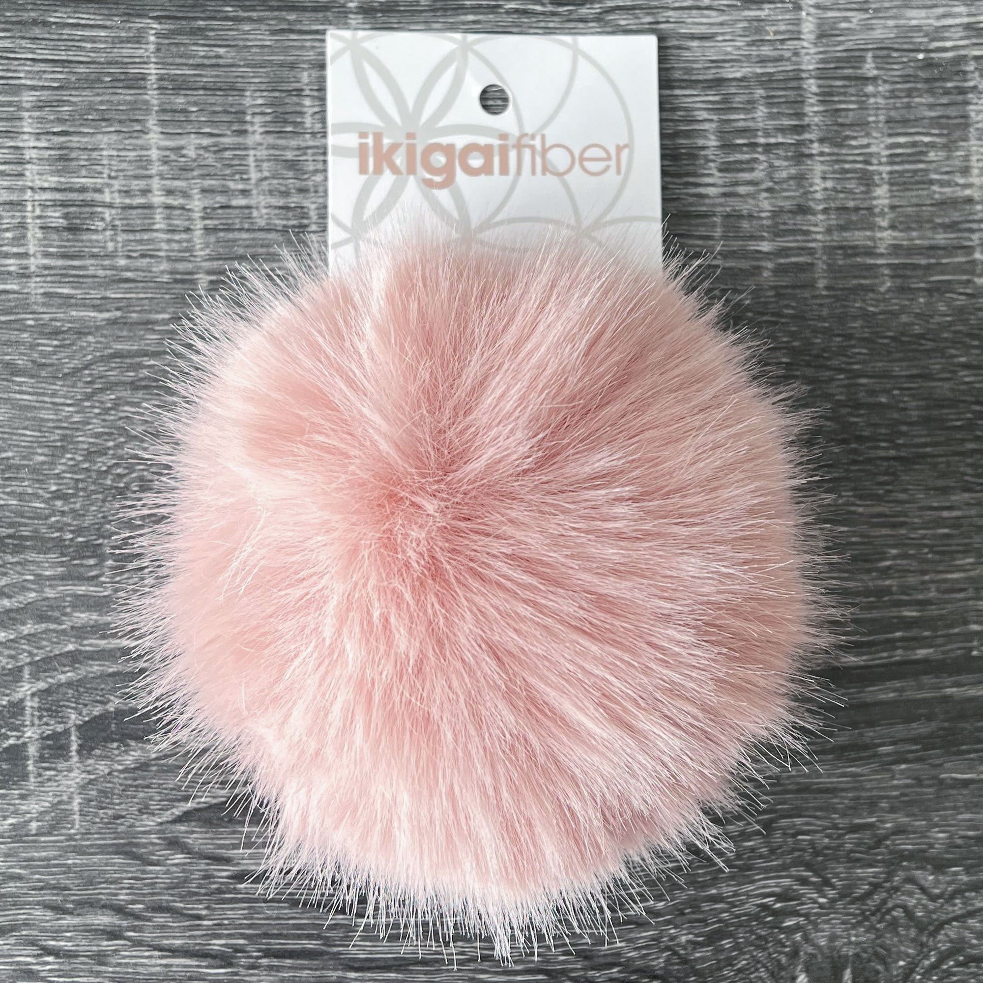 Ikigai Fiber Faux Luxe Pom Poms - Xl Lux Blush - Zoom Image