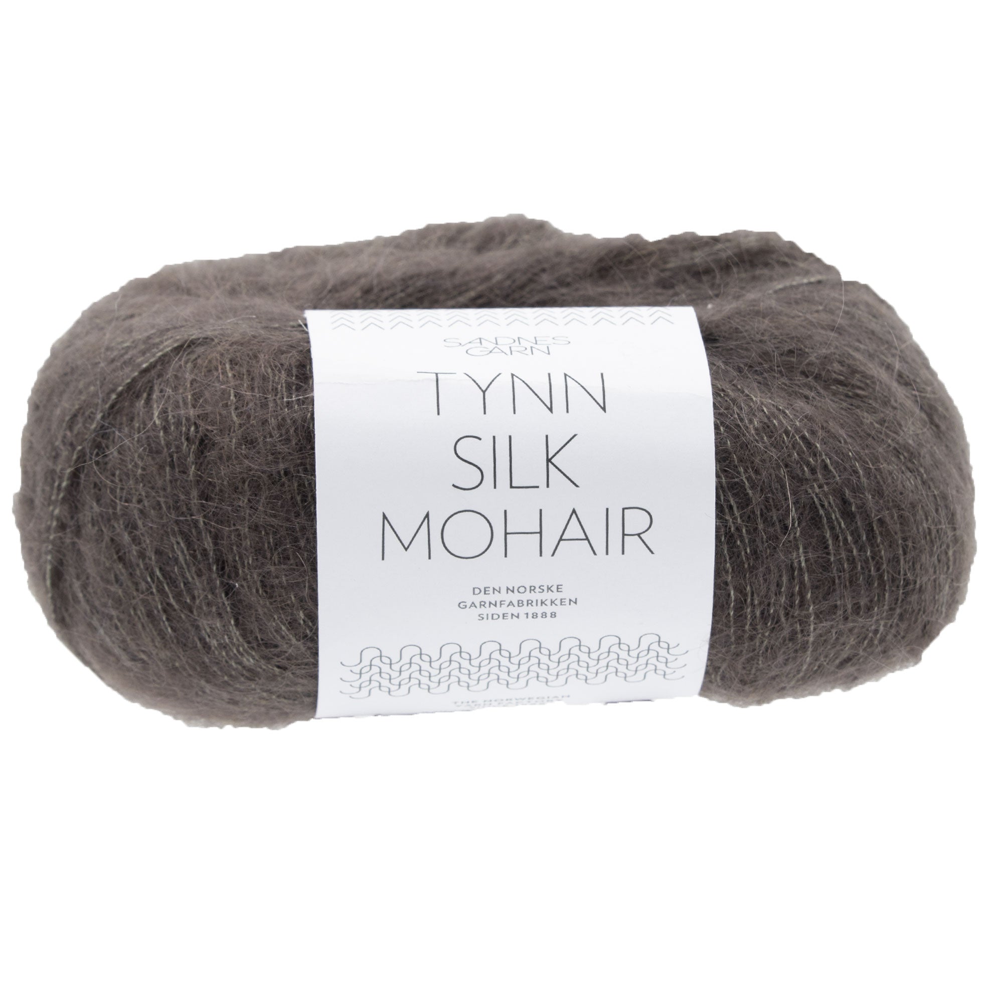 Sandnes Garn  Tynn Silk Mohair Yarn - 3880 Dk. Chocholate - Zoom Image