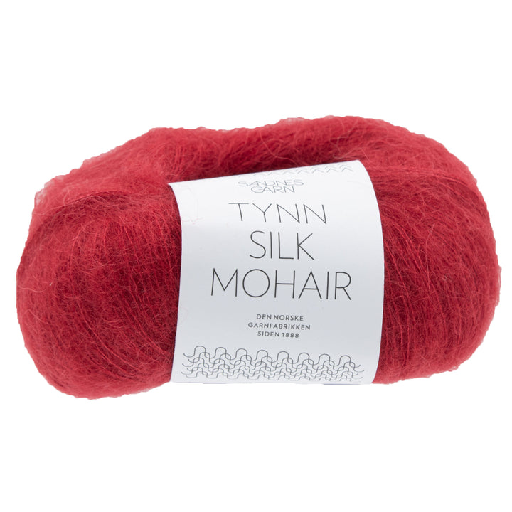 Sandnes Garn  Tynn Silk Mohair Yarn - 4236 Deep Red - Zoom Image