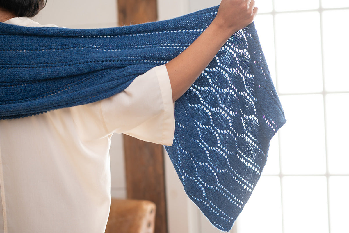 Berroco Talara Patterns - Champignon Shawl - PDF Download - Extra Image
