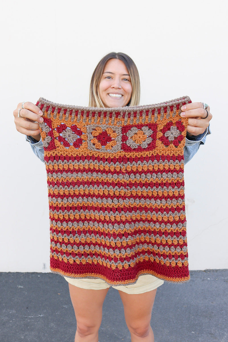 Jimmy Beans Wool SNYC Patterns - Desert Ember Cowl - PDF Download - Extra Image
