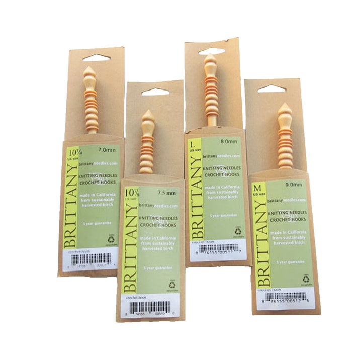 Brittany Birch Victorian Crochet Hook - E - Extra Image