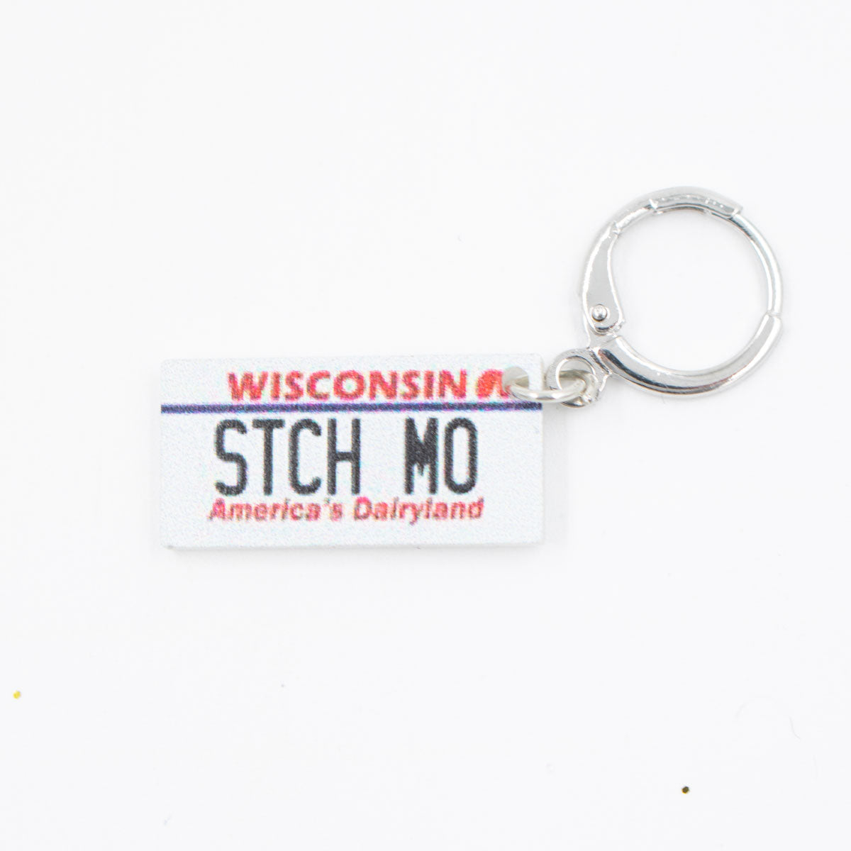 Jimmy Beans Wool State Stitch Markers - Wisconsin - Extra Image

