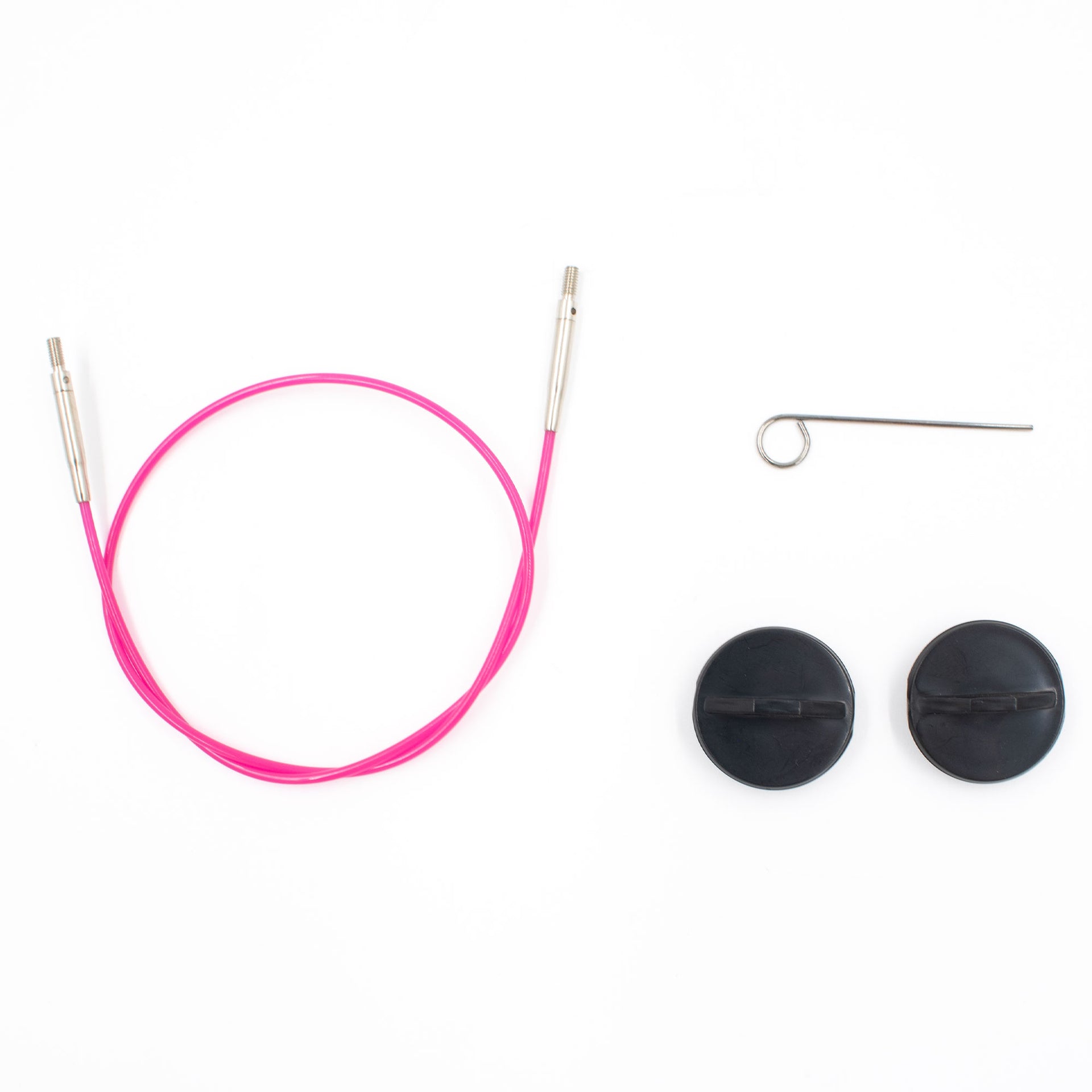 LYKKE Crafts Interchangeable Needle Cords - Pink - 20"/50 cm [for 5" tips] - Zoom Image
