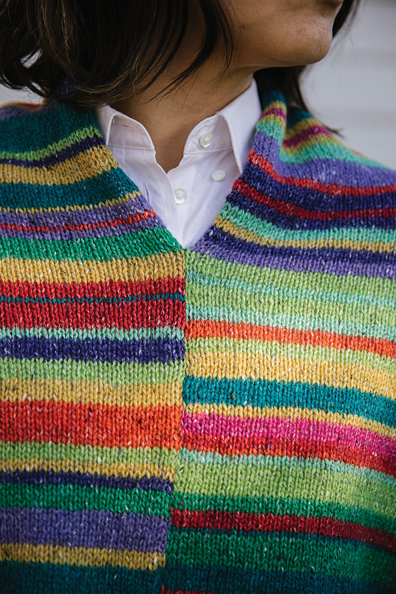 Rowan and Churchmouse Jimmy's Lucky Poncho Kit - Extra Image