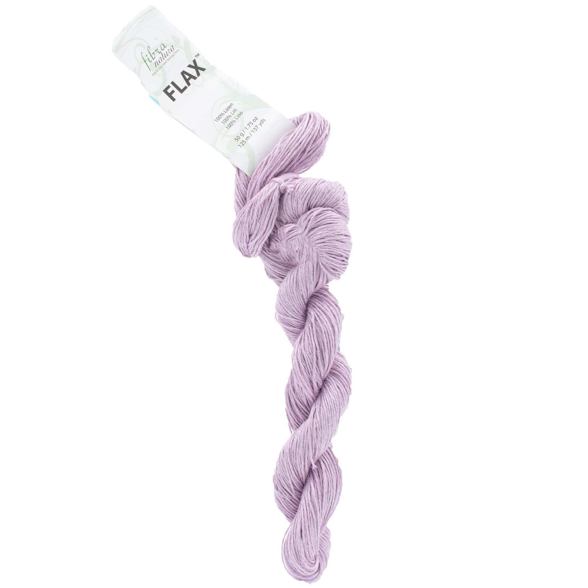 Fibra Natura Flax Yarn - 007 Lilac - Zoom Image
