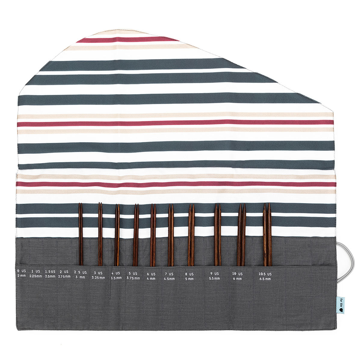 della Q Double Point Roll - 158-1 - *Linen - Wine - Extra Image