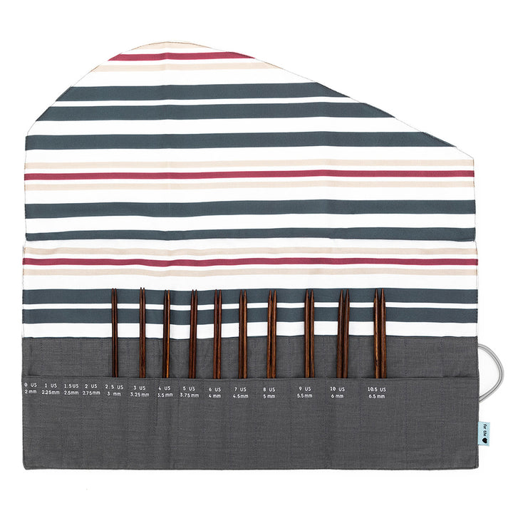 della Q Double Point Roll - 158-1 - *Linen - Wine - Extra Image
