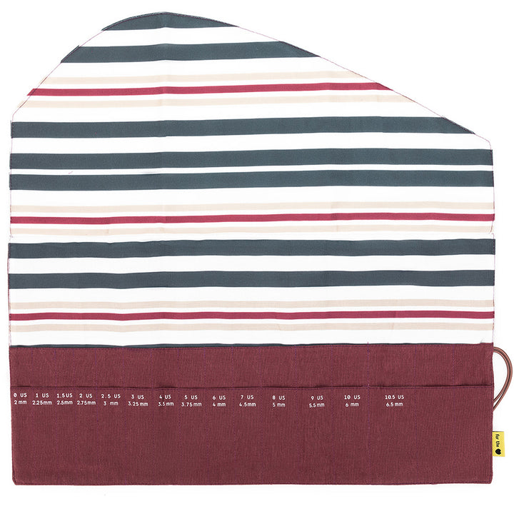 della Q Double Point Roll - 158-1 - *Linen - Wine - Zoom Image