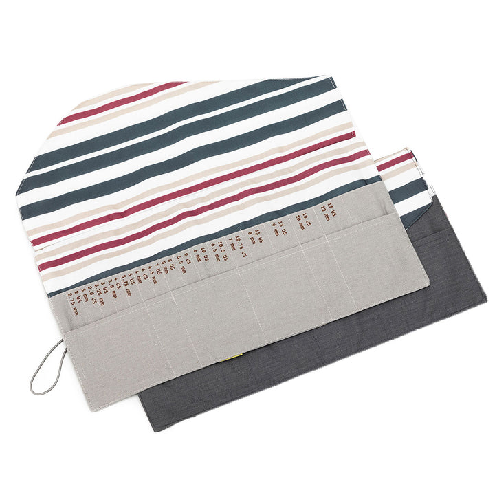 della Q Interchangeable Needle Case - 185-1 - *Linen - Slate - Extra Image