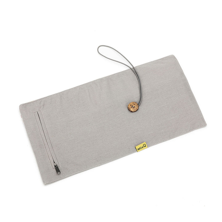 della Q Interchangeable Needle Case - 185-1 - *Linen - Wine - Extra Image