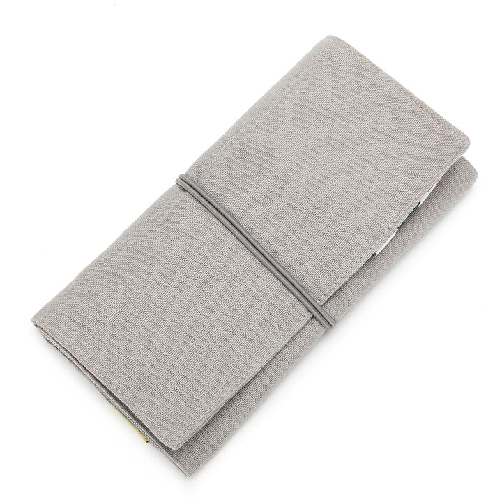 della Q Interchangeable Needle Case - 185-1 - *Linen - Wine - Extra Image