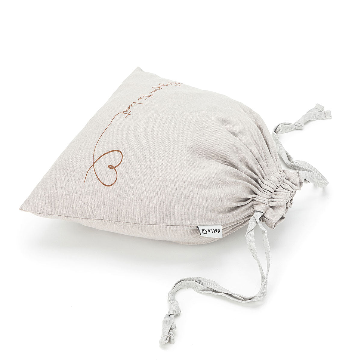della Q Small Eden Project Bag - 115-1 - *Linen - Wine - Extra Image