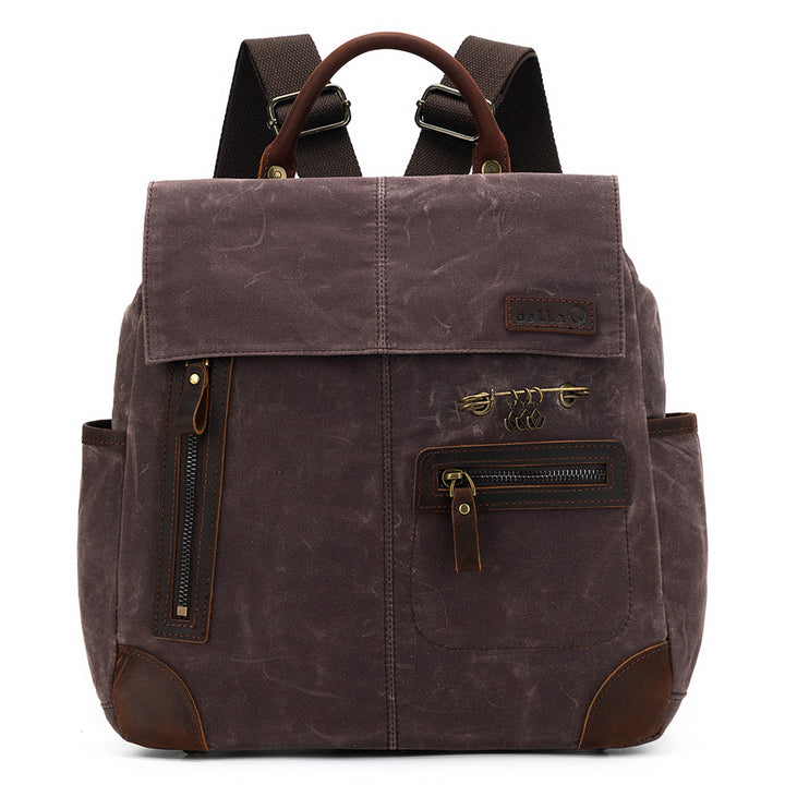 della Q Maker's Midi Backpack - Cocoa - Zoom Image