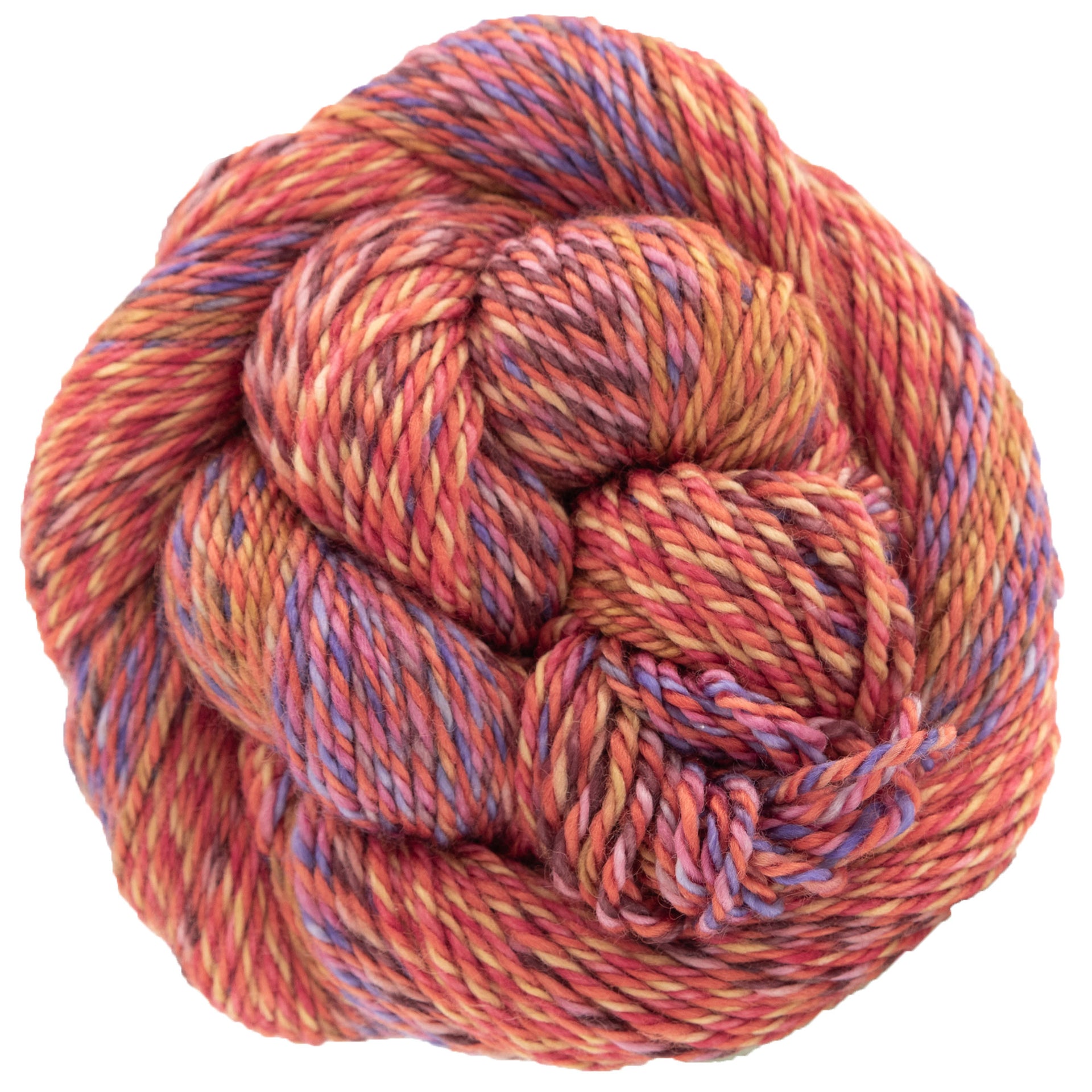 Urth Yarns Spiral Grain Light Worsted Yarn - Crabapple - Zoom Image
