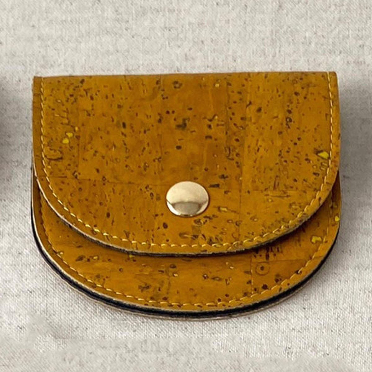 Allstitch Studio Cork Notions Pouch - Golden Yellow - Extra Image

