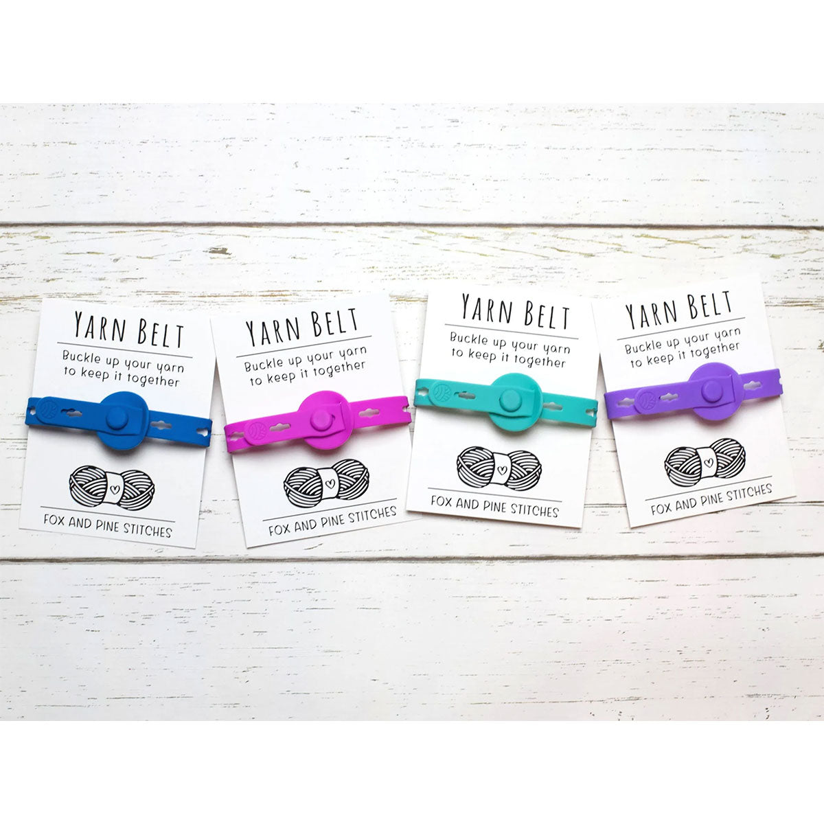 Fox & Pine Stitches Yarn Belts - Purple - Extra Image