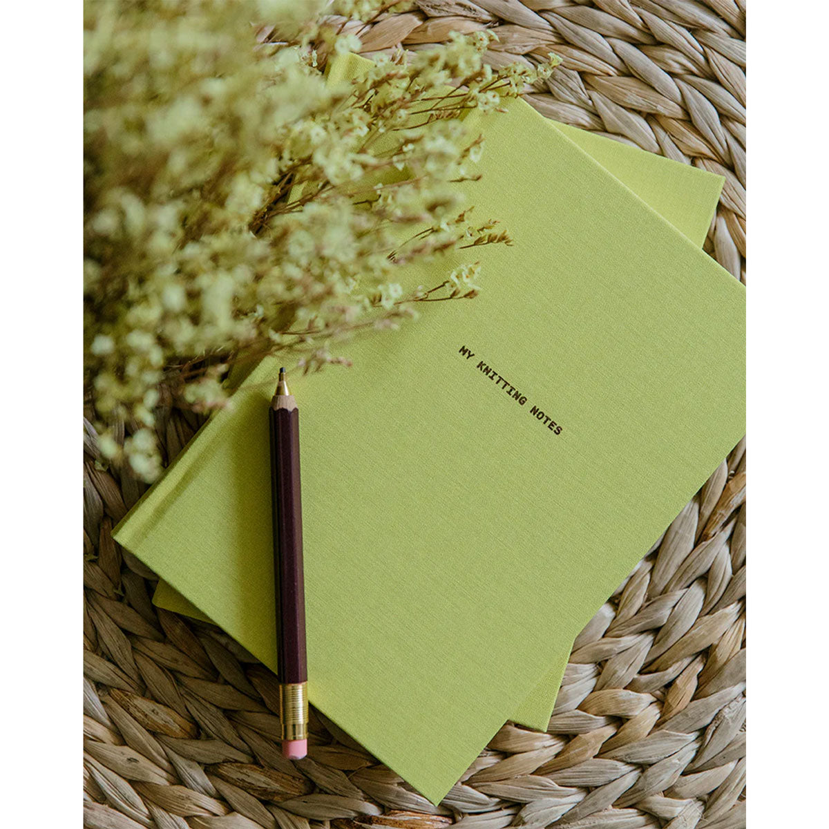 Laine Magazine My Knitting Notes - Yellow - Extra Image
